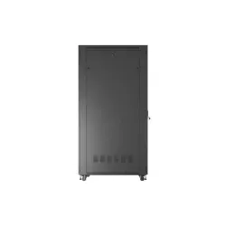 Szafa instalacyjna Rack stojąca 19" 47U 800x1200 czarna drzwi perforowane