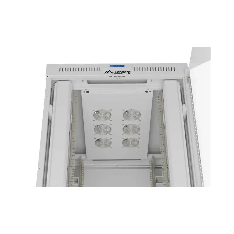 Szafa instalacyjna Rack stojąca 19" 47U 800x1000 szara Lanberg (flat pack)