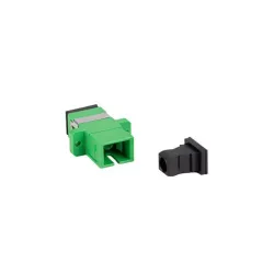 Adapter światłowodowy Lanberg SM SC/APC simplex zaślepka czarna 25szt