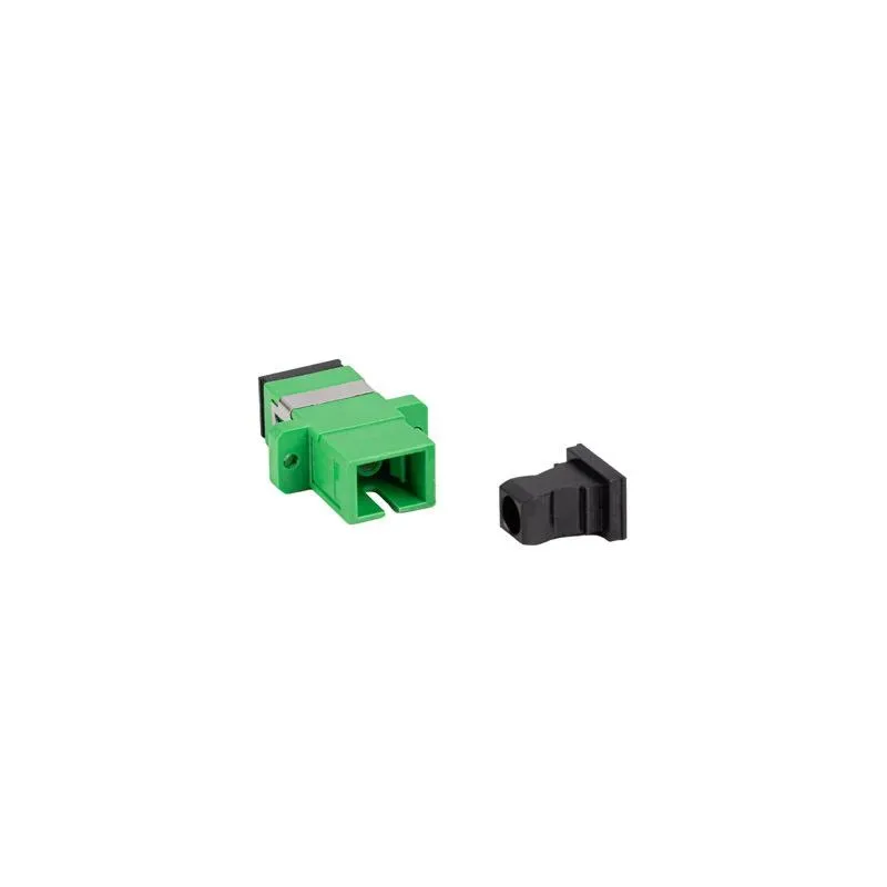 Adapter światłowodowy Lanberg SM SC/APC simplex zaślepka czarna 25szt