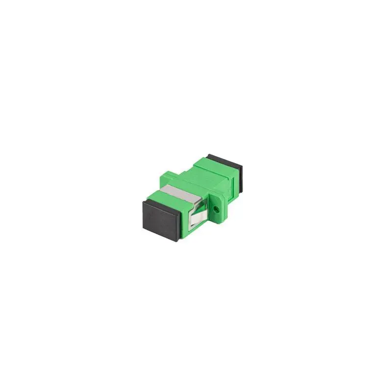 Adapter światłowodowy Lanberg SM SC/APC simplex zaślepka czarna 25szt