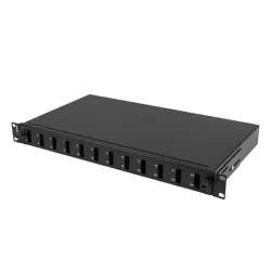 Przełącznica światłowodowa Lanberg 12xSC Duplex / 12xLC Quad Rack 19" 1U