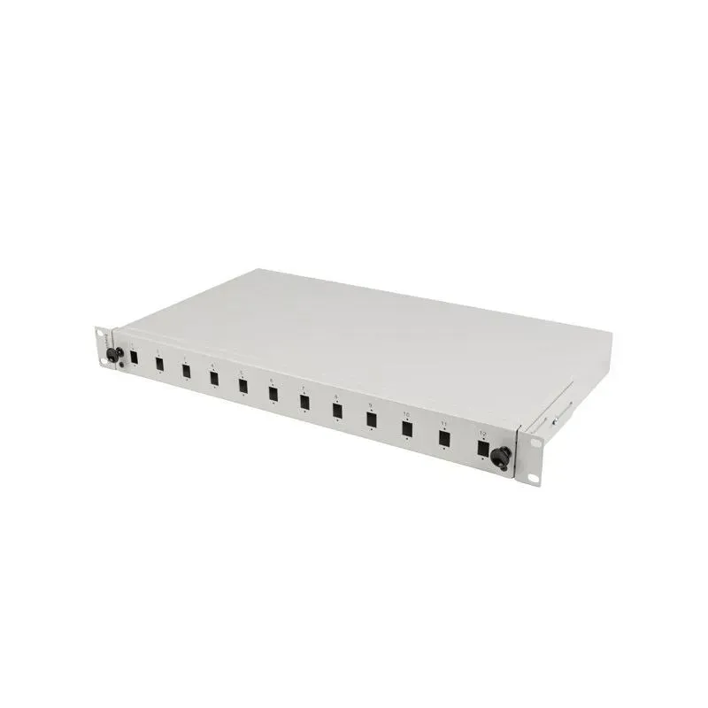 Przełącznica światłowodowa Lanberg 12xSC simplex / 12xLC duplex Rack 19" 1U