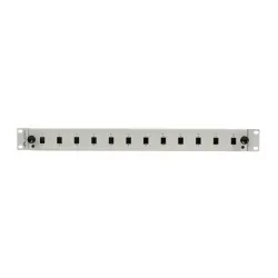 Przełącznica światłowodowa Lanberg 12xSC simplex / 12xLC duplex Rack 19" 1U
