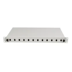 Przełącznica światłowodowa Lanberg 12xSC simplex / 12xLC duplex Rack 19" 1U