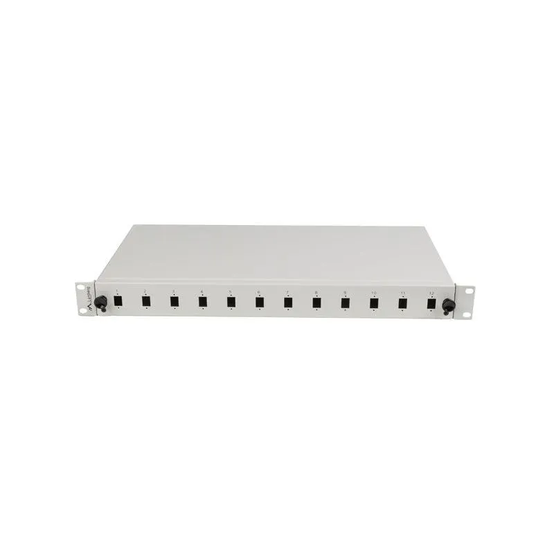 Przełącznica światłowodowa Lanberg 12xSC simplex / 12xLC duplex Rack 19" 1U