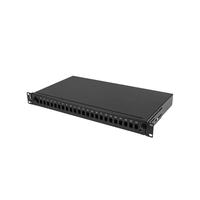 Przełącznica światłowodowa Lanberg 24xSC Simplex / 24xLC Duplex RACK 19" 1U