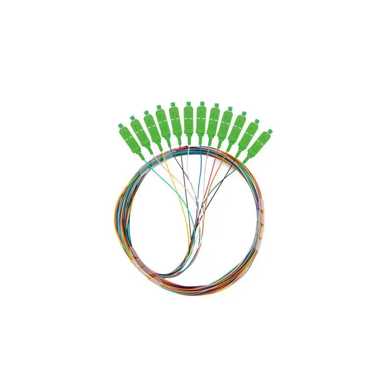 Pigtail światłowodowy Lanberg SM SC/APC SEMI TIGHT 9/125 G657A1 12X2M