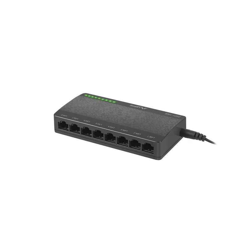 Switch niezarządzalny Lanberg DSP1-1008 8-Port 1000Mb/s Desktop