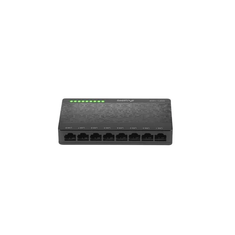 Switch niezarządzalny Lanberg DSP1-1008 8-Port 1000Mb/s Desktop