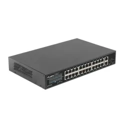 Switch niezarządzalny Lanberg 24x 1Gb PoE+/2x Gb 2x SFP Rack 19" Gigabit
