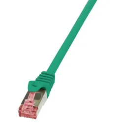 Patchcord LogiLink CQ2075S CAT.6 S/FTP 5m, zielony | PartsPC.pl