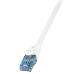 Patchcord LogiLink CP3011U Cat.6A U/UTP 0,25m biały | PartsPC.pl