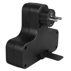 Gniazdko prądowe Maclean MCE224 E/B, poczwórne z | PartsPC.pl