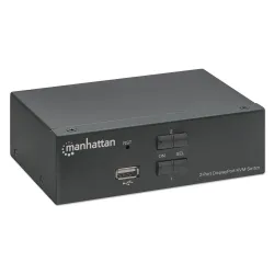 Przełącznik KVM Manhattan HDMI / USB 2x1 Dual-Monitor Video 4K*30Hz