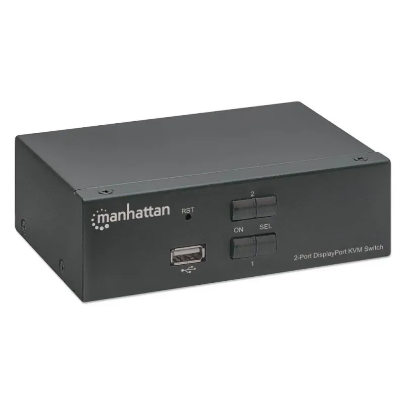 Przełącznik KVM Manhattan HDMI / USB 2x1 Dual-Monitor Video 4K*30Hz