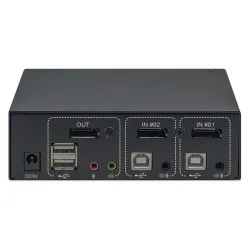 Przełącznik KVM Manhattan HDMI / USB 2x1 Dual-Monitor Video 4K*30Hz