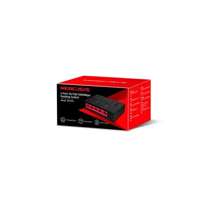 Switch niezarządzalny Mercusys MS105G 5x 10/100/1000Mb/s