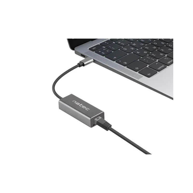 Karta sieciowa Natec Cricket USB-C 3.1 - RJ-45 1Gb na kablu