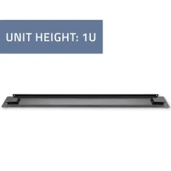Panel zaślepiający Qoltec do szaf RACK 19" | 1U