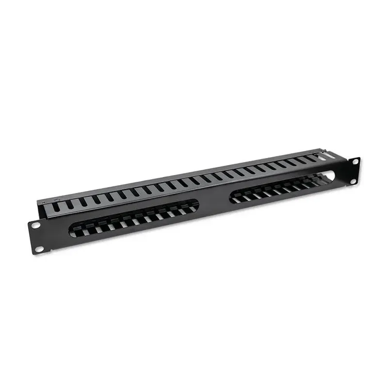 Organizer kabli QOLTEC do szaf RACK 19" | 24 porty | 1U