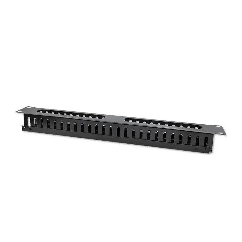 Organizer kabli QOLTEC do szaf RACK 19" | 24 porty | 1U