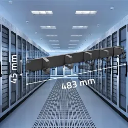 Organizer kabli QOLTEC do szaf RACK 19" | 1U