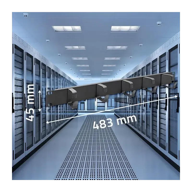 Organizer kabli QOLTEC do szaf RACK 19" | 1U