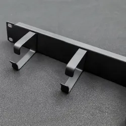 Organizer kabli QOLTEC do szaf RACK 19" | 1U