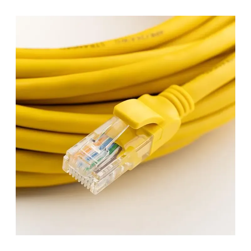 Wtyk QOLTEC przelotowy złącze RJ45 | CAT5e | UTP | Pass Through | Pozłacane