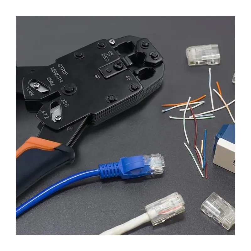 Wtyk QOLTEC złącze modularne RJ45 | CAT5e | UTP | Pozłacane styki | 10