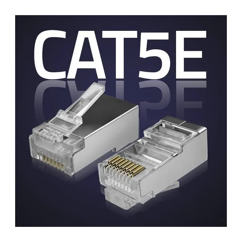 Wtyk QOLTEC złącze modularne RJ45 | CAT5e | FTP | Pozłacane styki | 10