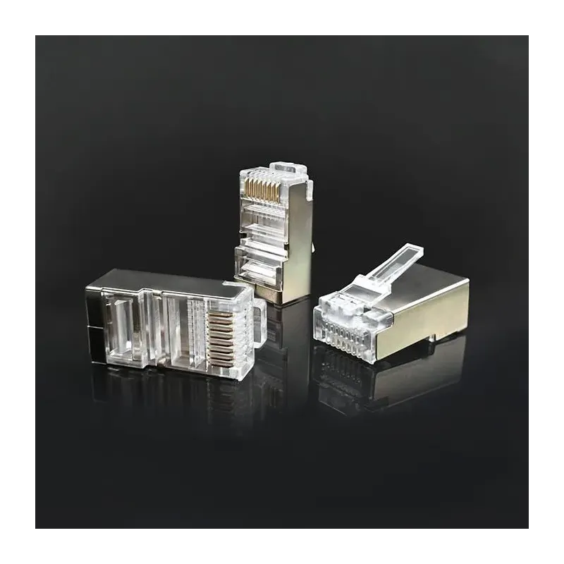 Wtyk QOLTEC złącze modularne RJ45 | CAT5e | FTP | Pozłacane styki | 10