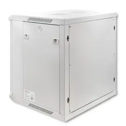 Szafa RACK Qoltec 19" | 12U | 600x635x450 | Szara | Wisząca