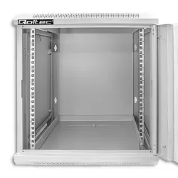 Szafa RACK Qoltec 19" | 12U | 600x635x450 | Szara | Wisząca