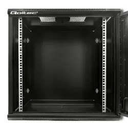 Szafa RACK Qoltec 19" | 12U | 450x600x635 | Perforowane drzwi | Wisząca