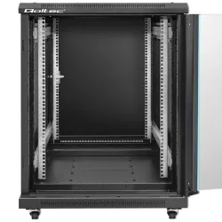 Szafa RACK Qoltec 19" | 15U | 600x600x855 | Stalowa obudowa