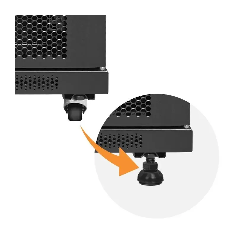 Szafa RACK Qoltec 19" | 15U | 600x600x855 | Stalowa obudowa