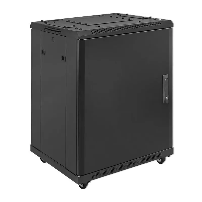 Szafa RACK Qoltec 19" | 15U | 600x600x855 | Stalowa obudowa