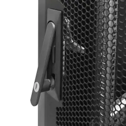 Szafa RACK Qoltec 19" | 15U | 600x600x855 | Perforowane drzwi | Stalowa