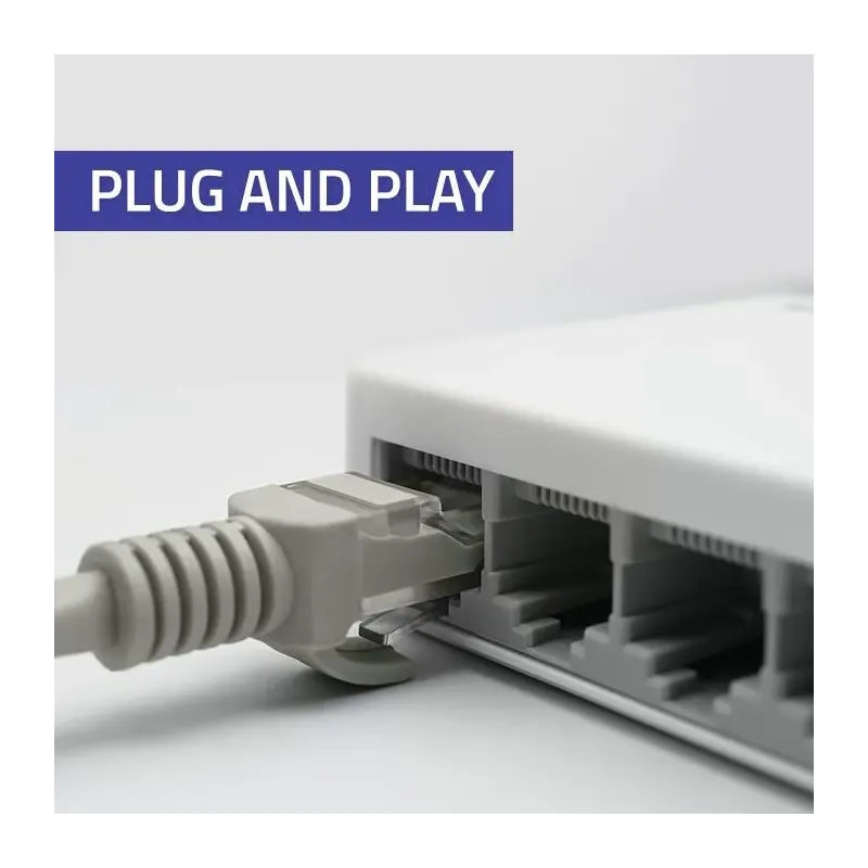 Switch niezarządzalny Qoltec przełącznik sieciowy 8 x port RJ45 | 1000Mbps