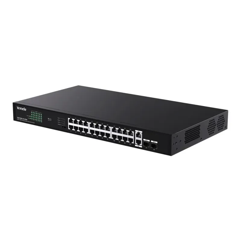 Switch niezarządzalny Tenda TEG1128P-24-410W 26x1GbE 2xSFP PoE
