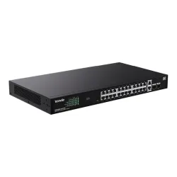 Switch zarządzalny Tenda TEG2228P-24-410W 26x1GbE + 2SFP PoE 410W