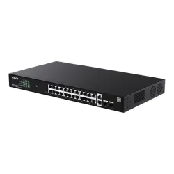 Switch zarządzalny Tenda TEG2228P-24-410W 26x1GbE + 2SFP PoE 410W