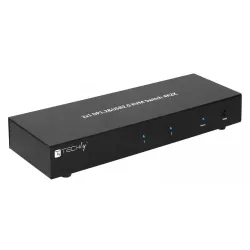 Przełącznik KVM Techly 2-portowy DisplayPort/USB 2x1 Dual Head Video