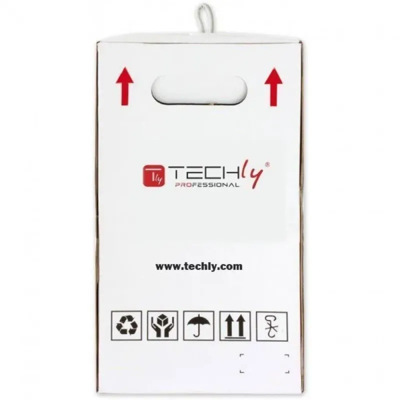 Kabel instalacyjny Techly 100% miedź skrętka Cat.6 F/UTP linka 305m szary
