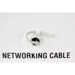 Kabel instalacyjny Techly 100% miedź skrętka Cat.6 F/UTP linka 305m szary