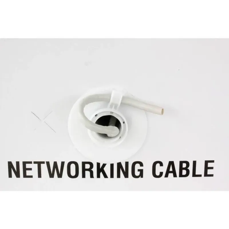 Kabel instalacyjny Techly 100% miedź skrętka Cat.6 F/UTP linka 305m szary