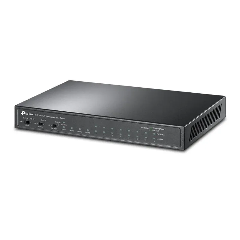 Switch niezarządzalny TP-Link TL-SL1311MP 8x10/100Mb PoE+, 2x10/100/1000Mb,