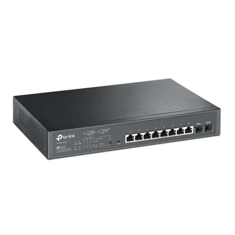 Switch zarządzalny TP-Link TL-SG2210MP JetStream 8x10/100/10… | PartsPC.pl